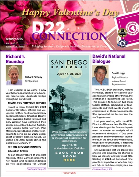 Click here to view the February D22 Connection