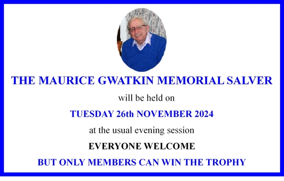 MAURICE GWATKIN MEMORIAL TROPHY