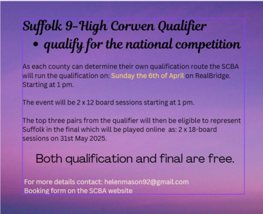 SUFFOLK 9-HIGH CORWEN QUALIFIER