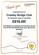 ....... the collection for St. Catherine's Hospice