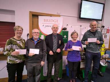 Cooper Cup Runners Up Pam, Joe, Bridget & Eamon