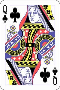 Queen of clubs