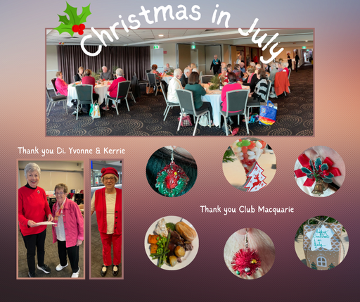 Christmas in July Luncheon - enjoyed by all!