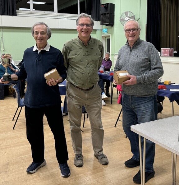 Paul Wilson & Harry Sack won both Wednesday teams trophies, the Andrew Blakesley Cup and the Sutcliffe Bowl  - and Oliver Tiemann was faultless as presenter