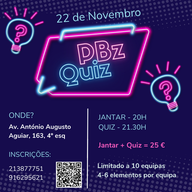 XII PBzQuiz no Centro de Bridge de Lisboa