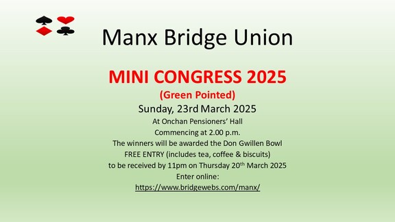 Mini Congress 2025 (Green Pointed)