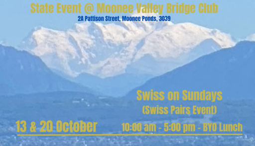 SWISS ON SUNDAYS - 13 AND 20 OCTOBER