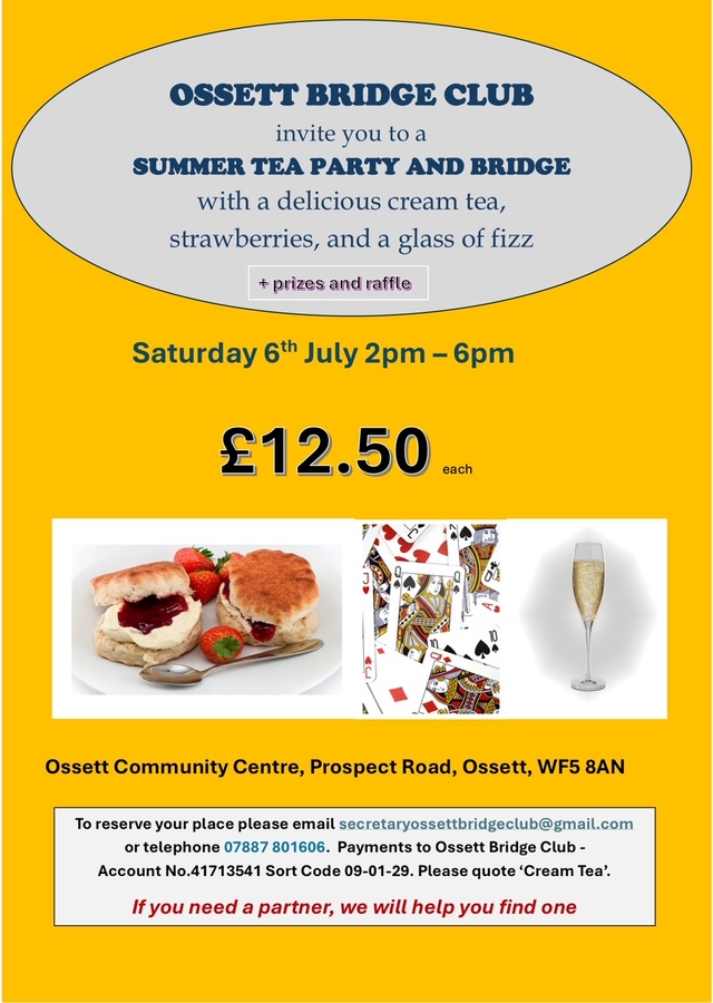 Summer Tea Party, 6 July 2pm til 6pm