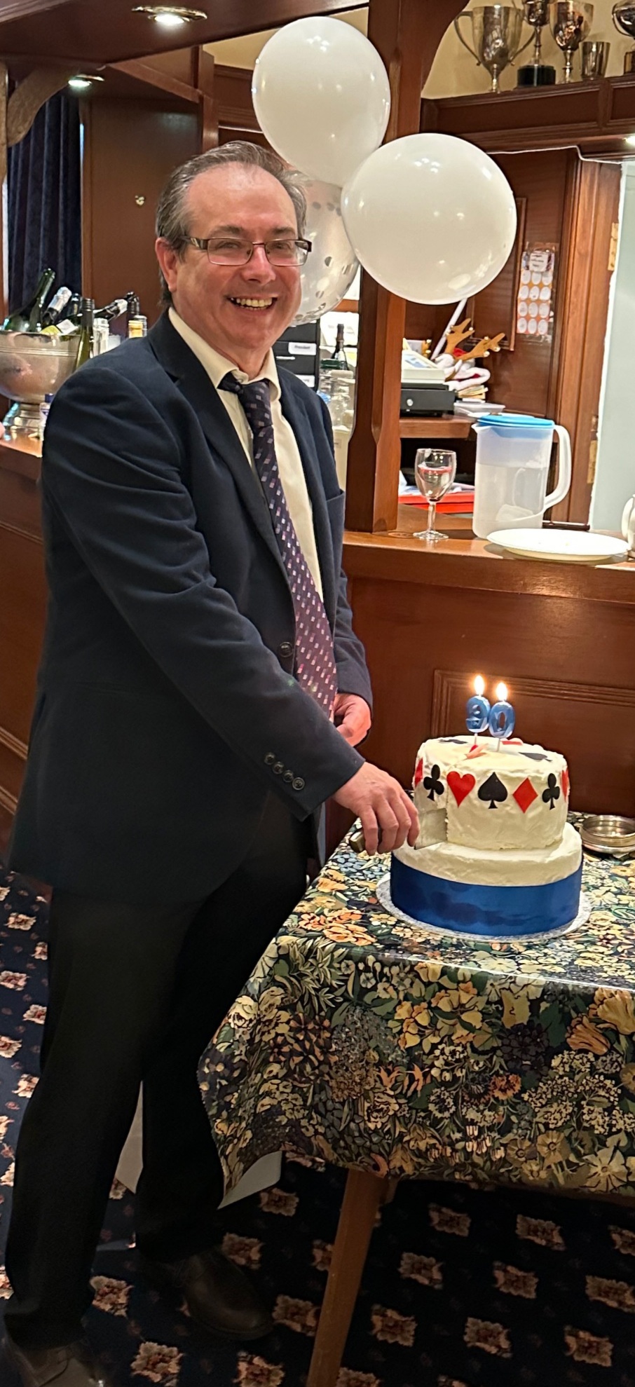 St Andrew 90th Birthday celebrations at Buchanan Bridge Club