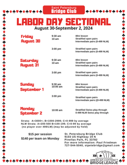Labor Day Sectional