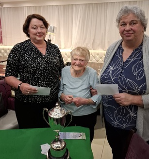 Winners of Mc Cay Cup 2024 Phyllis Murphy and Marian Gallagher