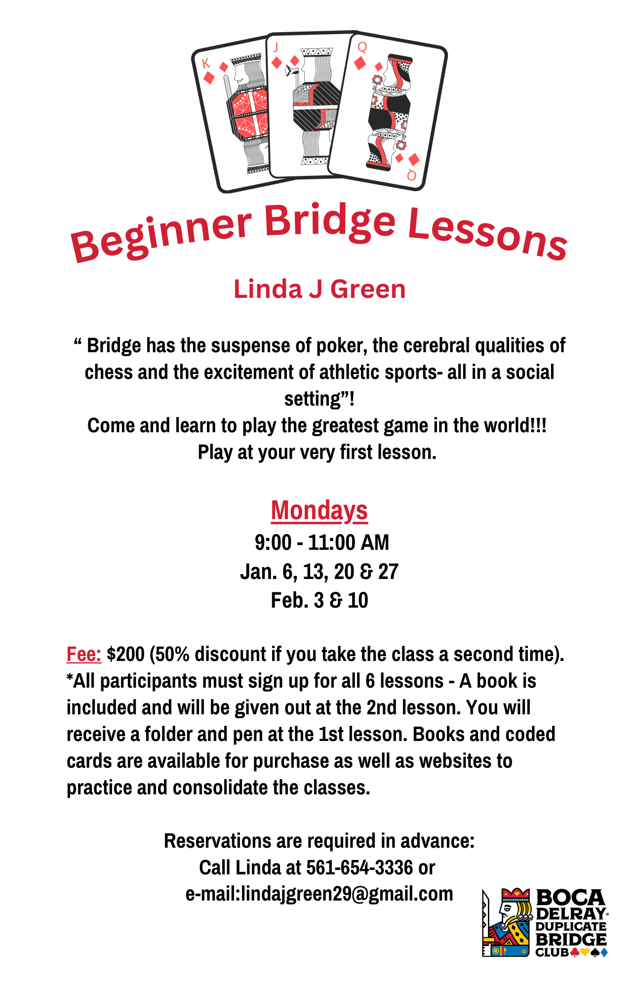 Beginning Lessons with Linda Green