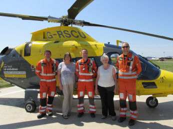 Warwickshire Air Ambulance Visit - June 2016