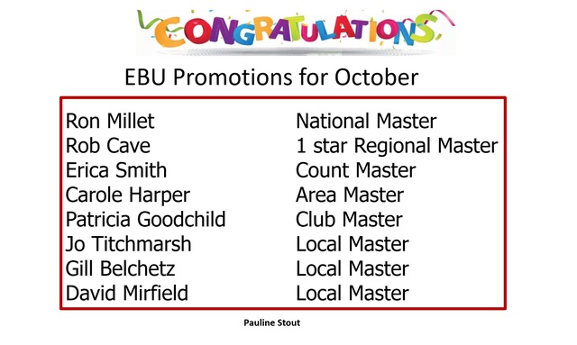 Promotions for September